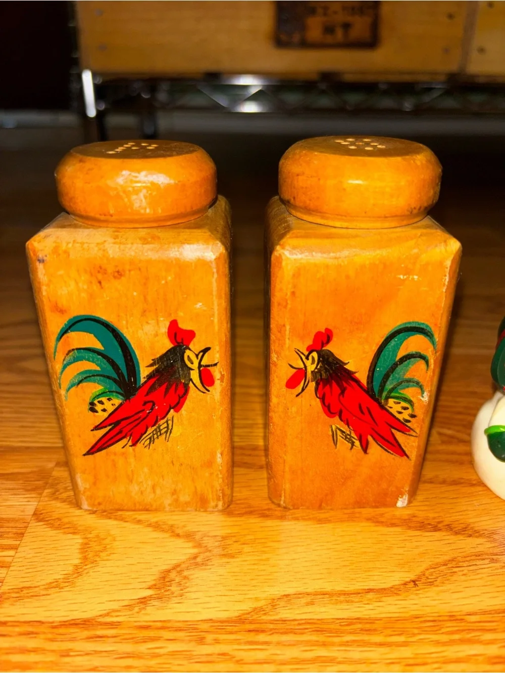 Festive Ceramic Snowman Salt & Pepper Shaker Set - Red & Green